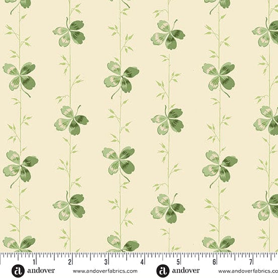 Default Clover Stripe in White - Little Clover