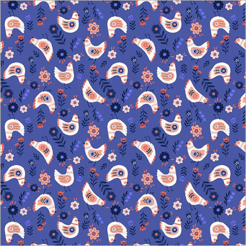 Default Cluck Cluck Cluck in Royal - Folky Chicken