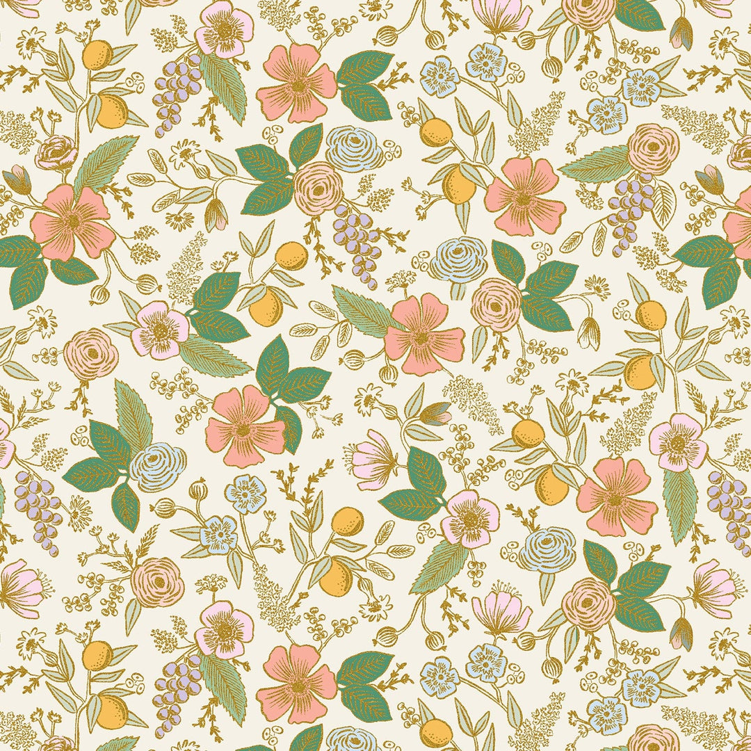 Default Colette in Cream Metallic - Orchard - Rifle Paper Co.