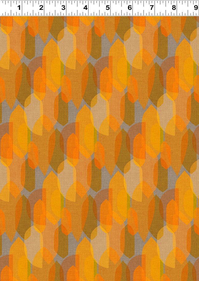 Default Color Blocks in Orange - Mid Century Modern - Clothworks
