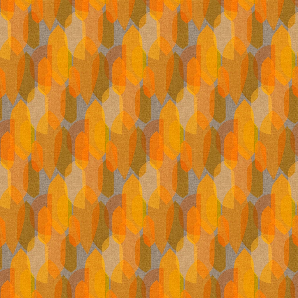 Default Color Blocks in Orange - Mid Century Modern - Clothworks