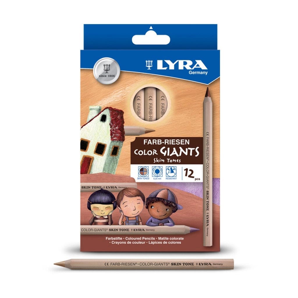 Default Color Giants Skin Tone Colored Pencils - 12 Pack - LYRA