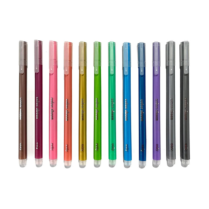 Default Color Sheen Metallic Gel Pens - Set of 12 - by Ooly