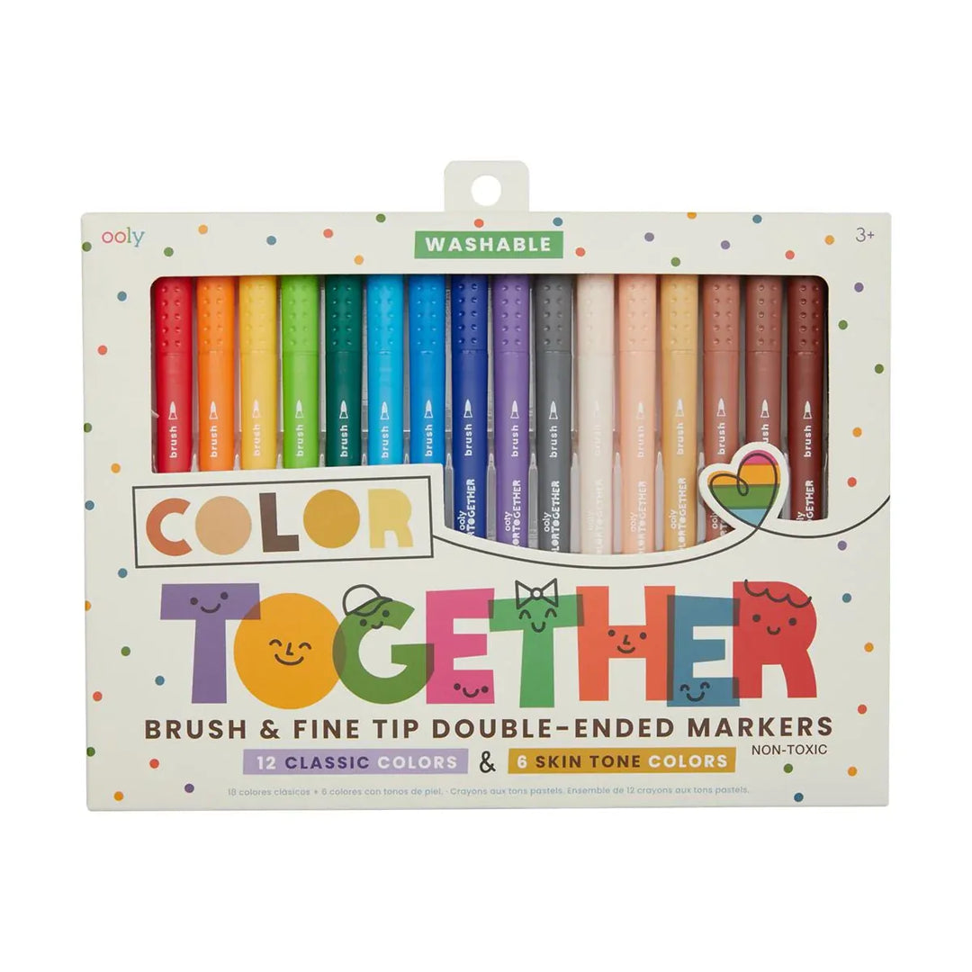Default Color Together Double Ended Markers - 18 pack - by Ooly