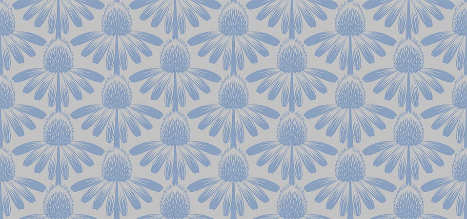 Default Coneflower in Sky - Indelible - Anna Maria Textiles