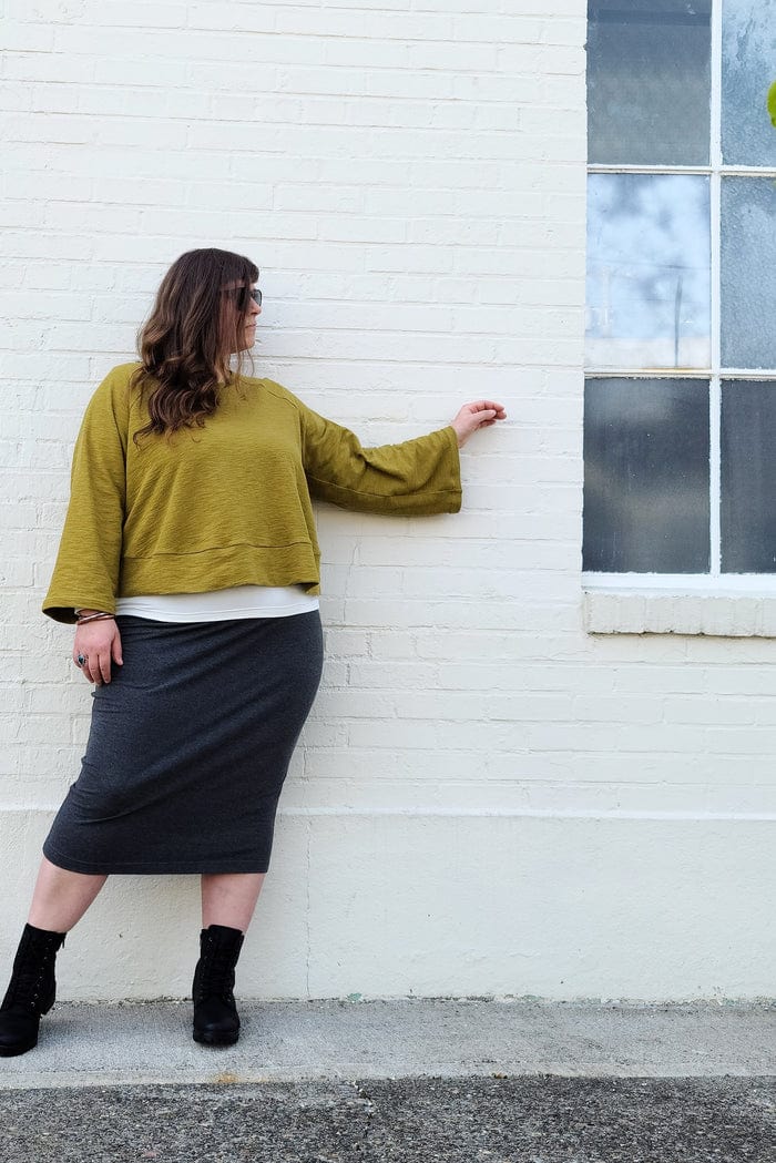 Cosmos Sweatshirt & Elemental Pencil Skirt Sizes 16-34 - Sew House Seven