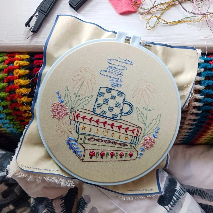 Default Cozyblue DIY Embroidery Kit - Book Nook