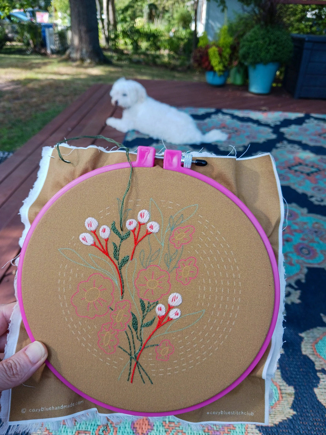 Default Cozyblue DIY Embroidery Kit - Morning Glow