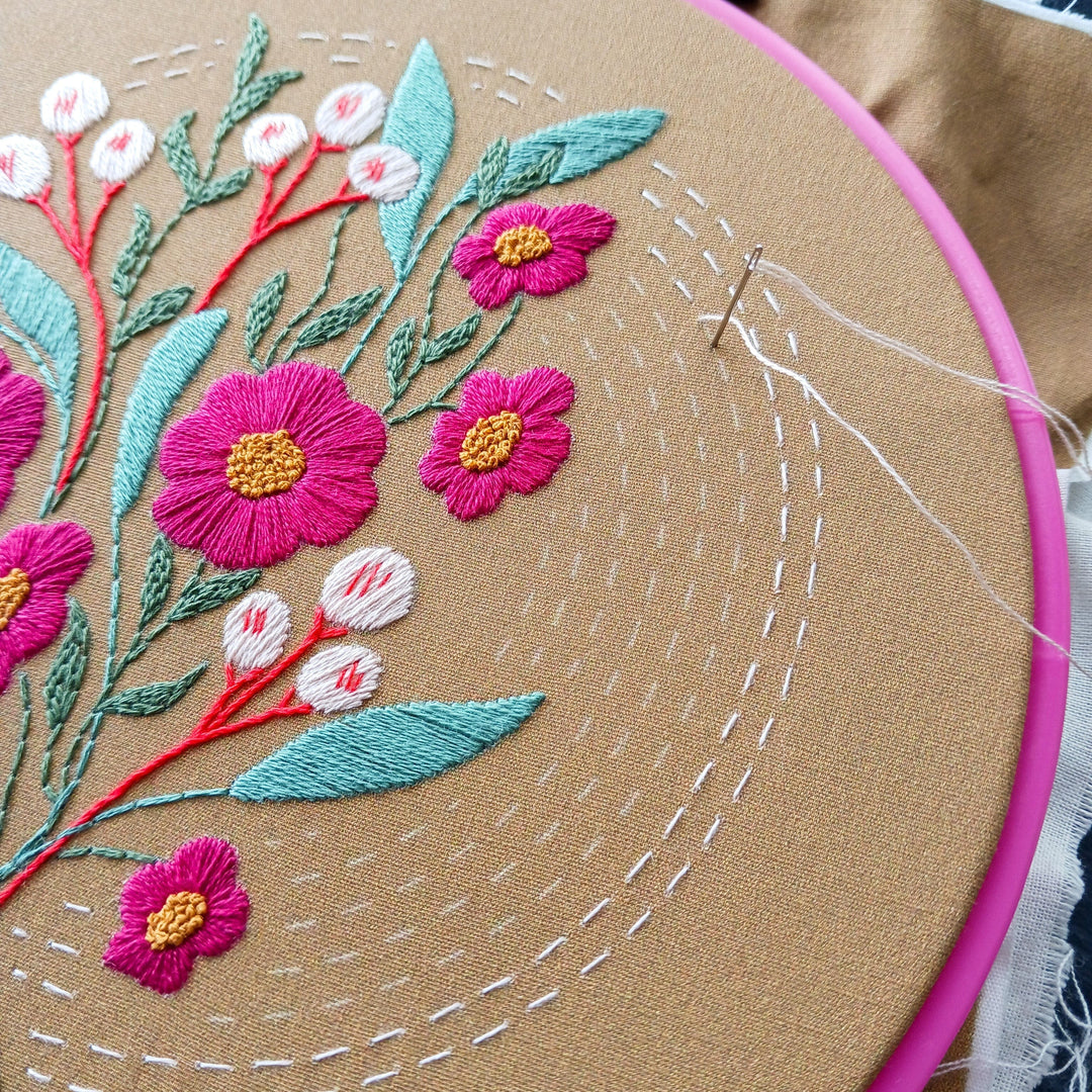 Default Cozyblue DIY Embroidery Kit - Morning Glow