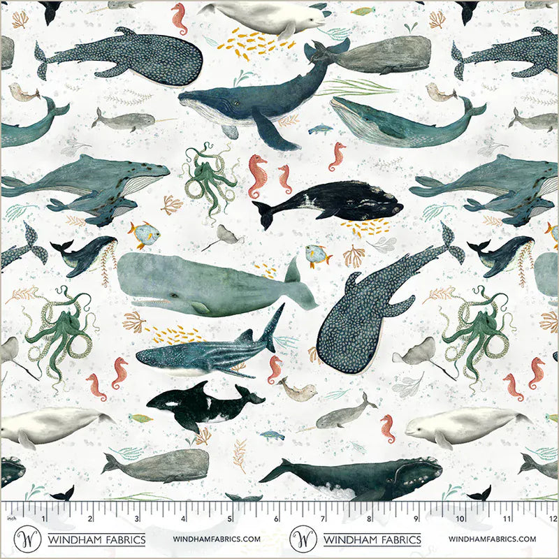 Default Creatures of the Sea in Sea Foam - Deep Blue