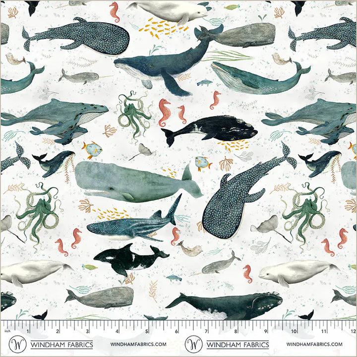 Default Creatures of the Sea in Sea Foam - Deep Blue