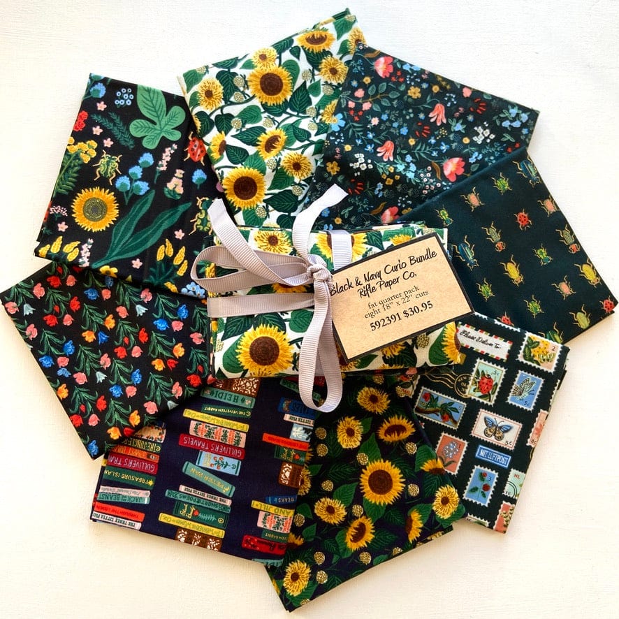 Default Curio Black/Navy Bundle - 8 FQs - Rifle Paper Co