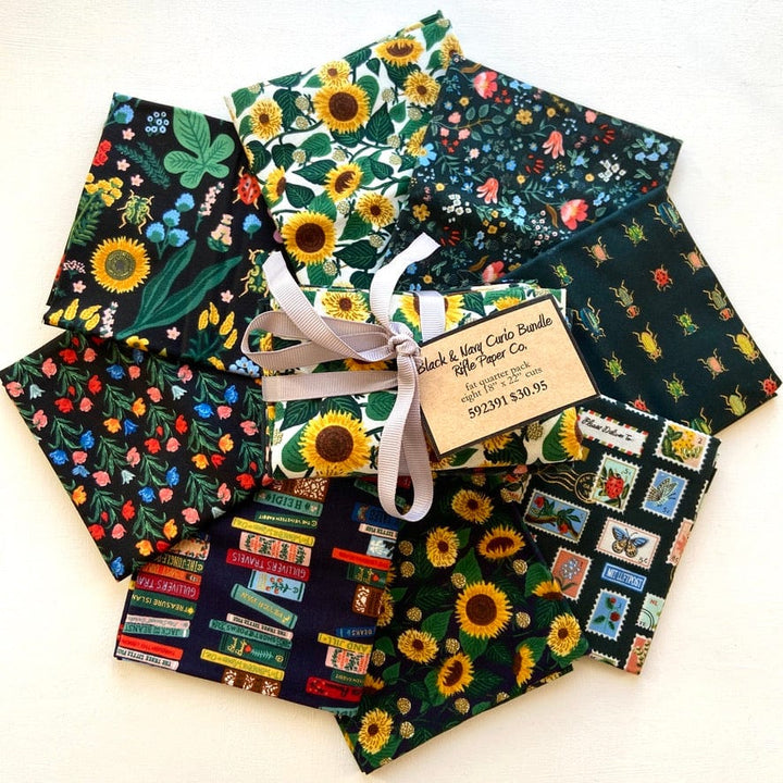 Default Curio Black/Navy Bundle - 8 FQs - Rifle Paper Co
