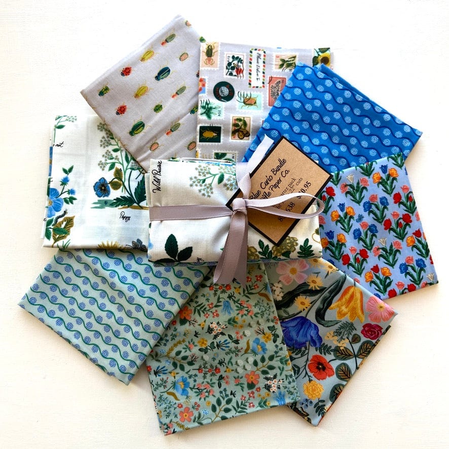 Default Curio Blue Bundle - 8 FQs - Rifle Paper Co