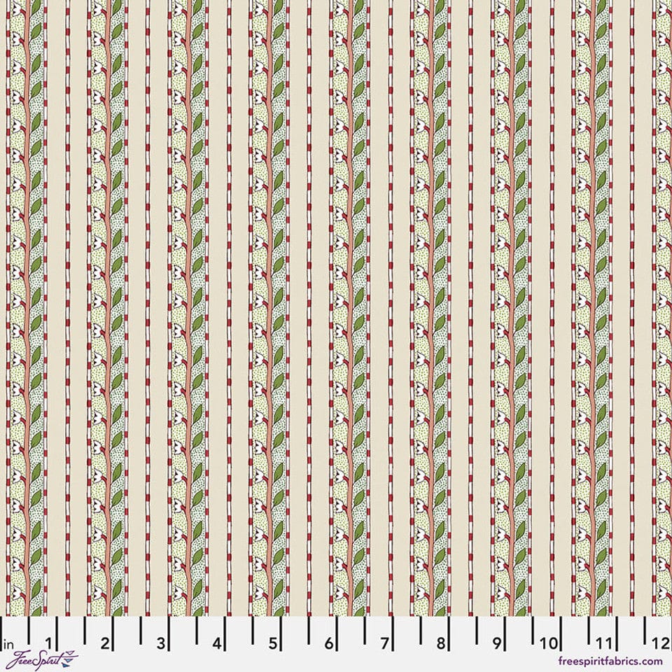 Default Daffodil Stripe in Ivory - Bedford Park - The Original Morris & Co.