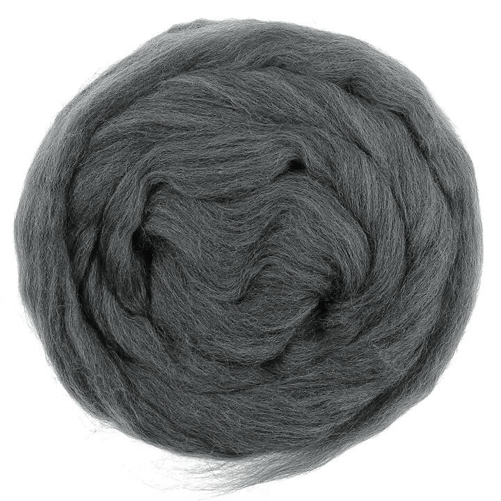 Default Dark Mix - Merino Wool Top Roving - 50 gram (1.75 oz) Ball