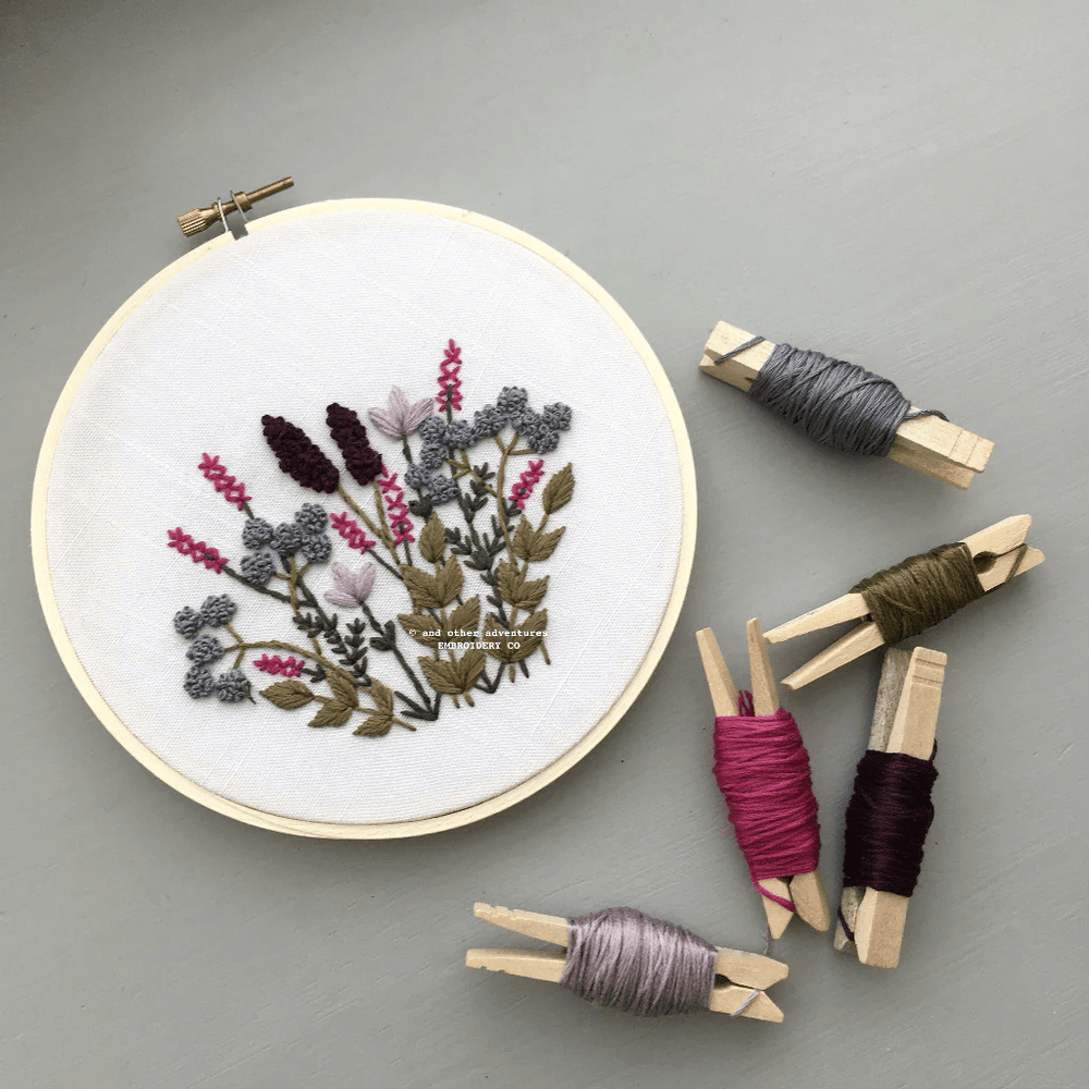 Daydream in Amethyst Embroidery Kit - And Other Adventures