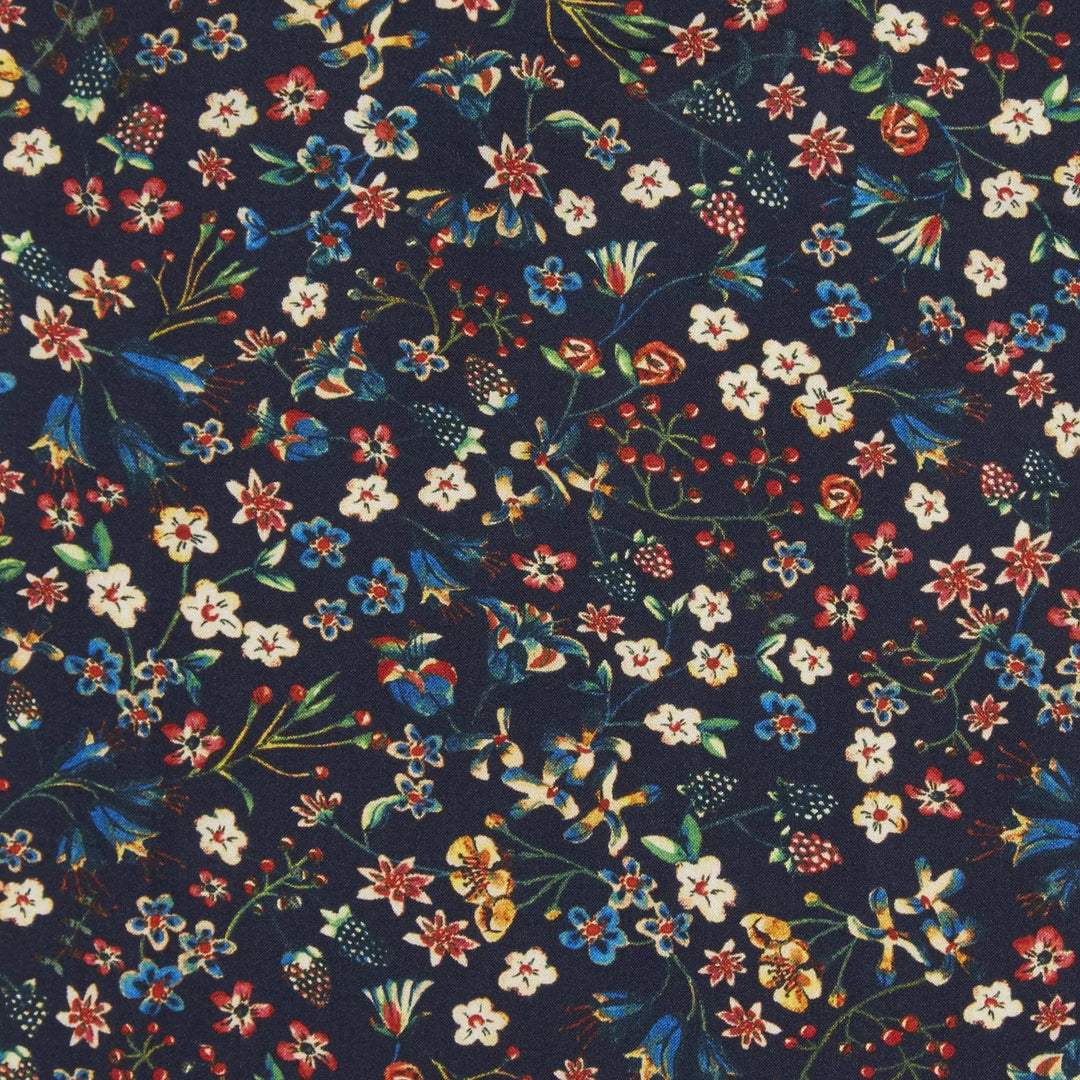 Default Donna Leigh in Dark Blue - Liberty Tana Lawn Yardage