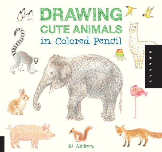 Default Drawing Cute Animals in Colored Pencil