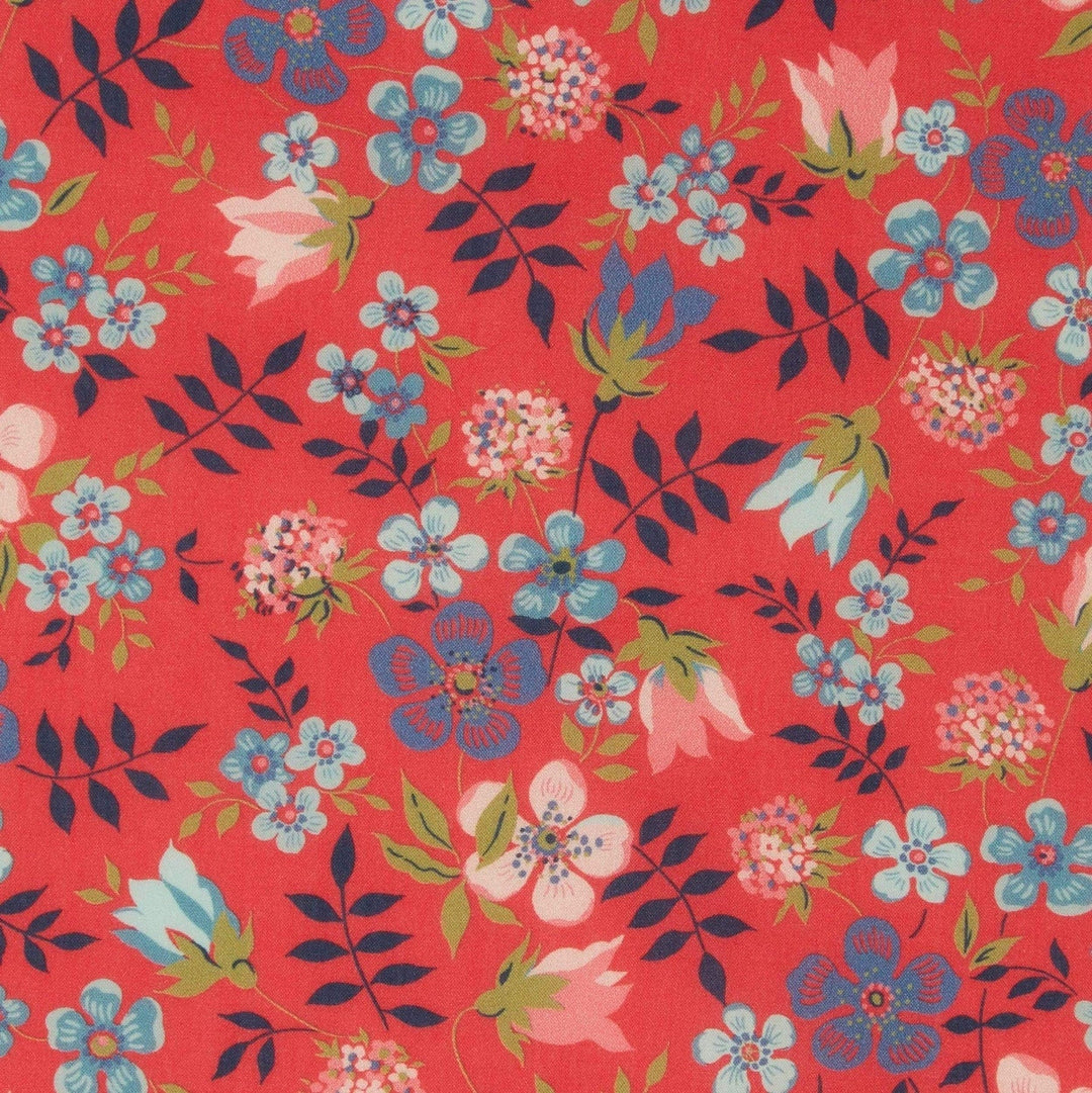 Default Edenham in Red - Project Cut - Liberty Tana Lawn