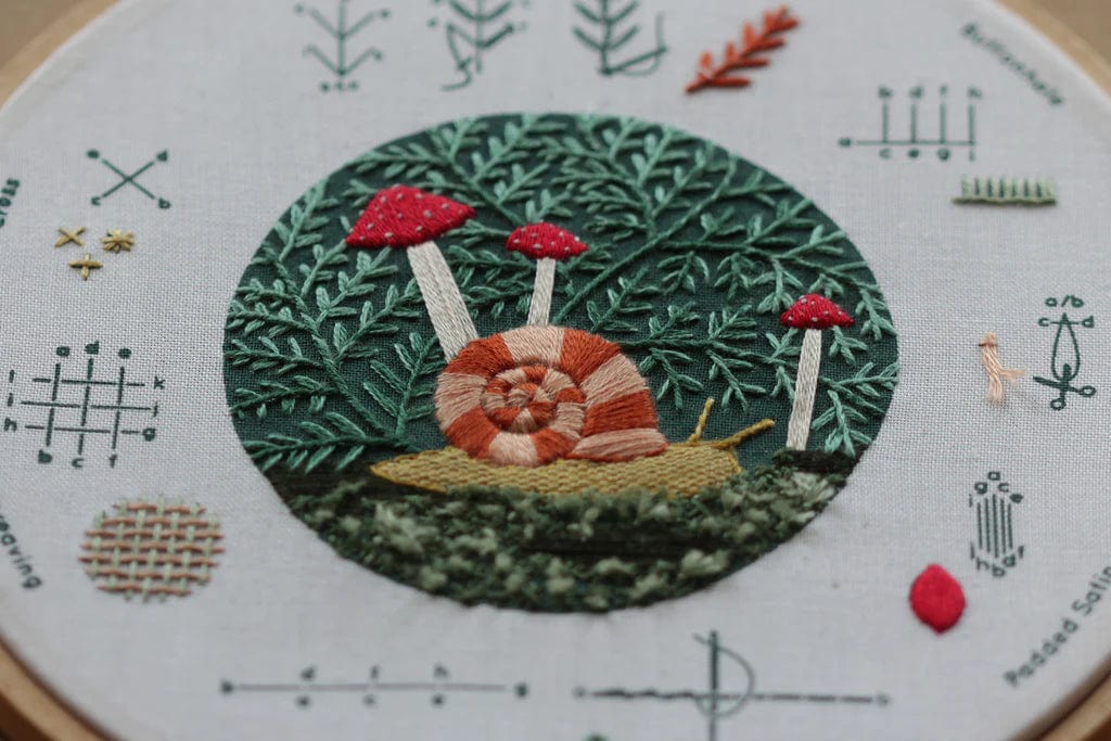 Embroidery Sampler ~ Forest Floor