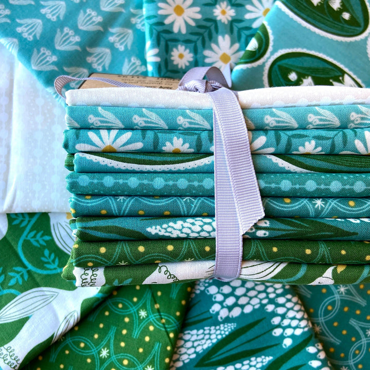 Default Endpaper in Green - FQ Bundle - 9 FQs