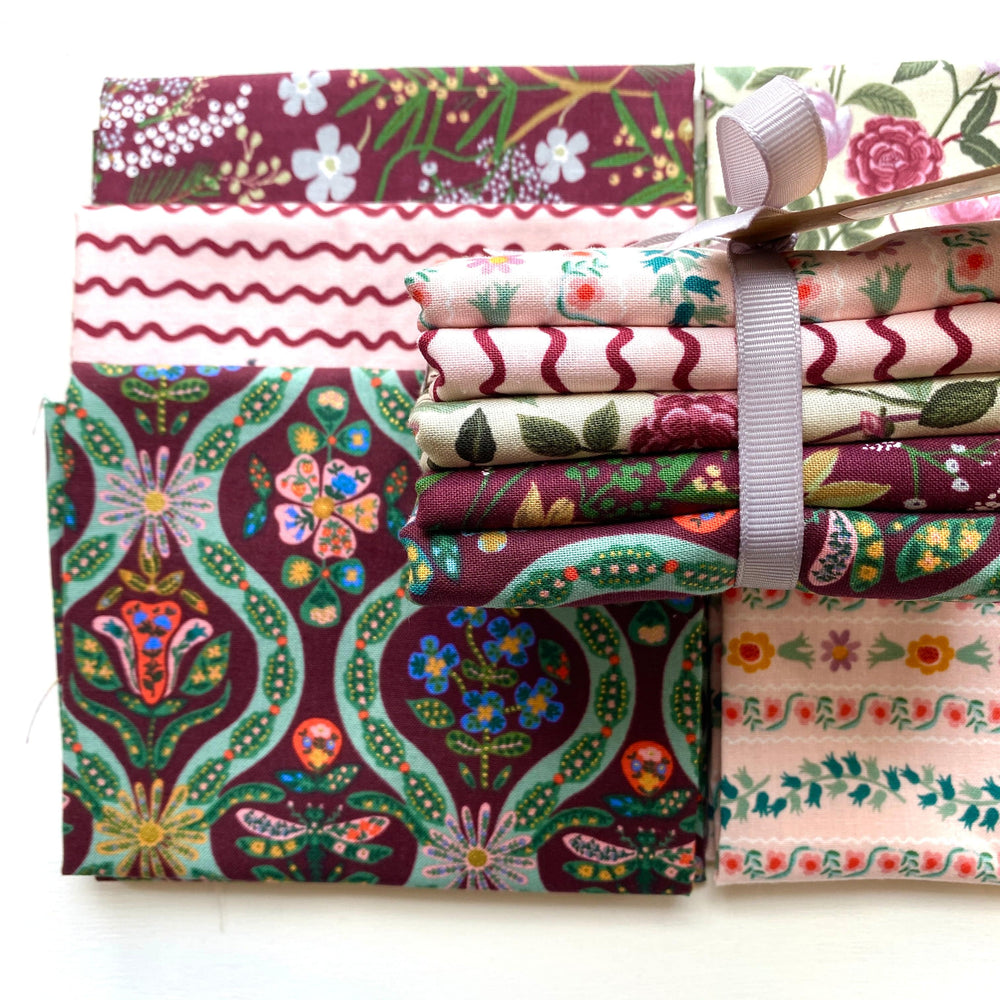 Default English Rose FQ Bundle in Pink - 5 FQs - Rifle Paper Co.