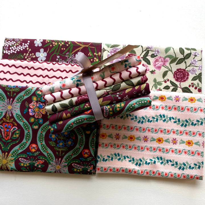 Default English Rose FQ Bundle in Pink - 5 FQs - Rifle Paper Co.