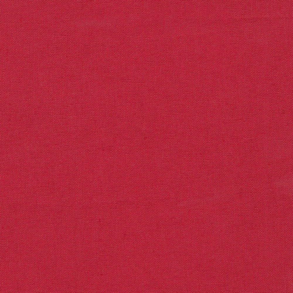 Default Essex Solid in Crimson - Linen Cotton Blend
