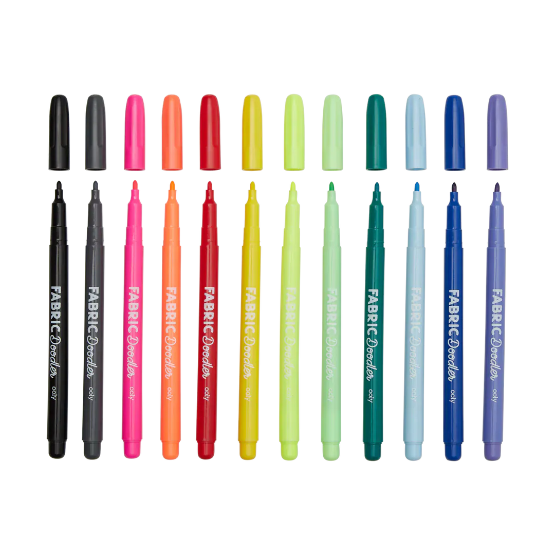 Default Fabric Doodlers Markers - Set of 12 - by Ooly