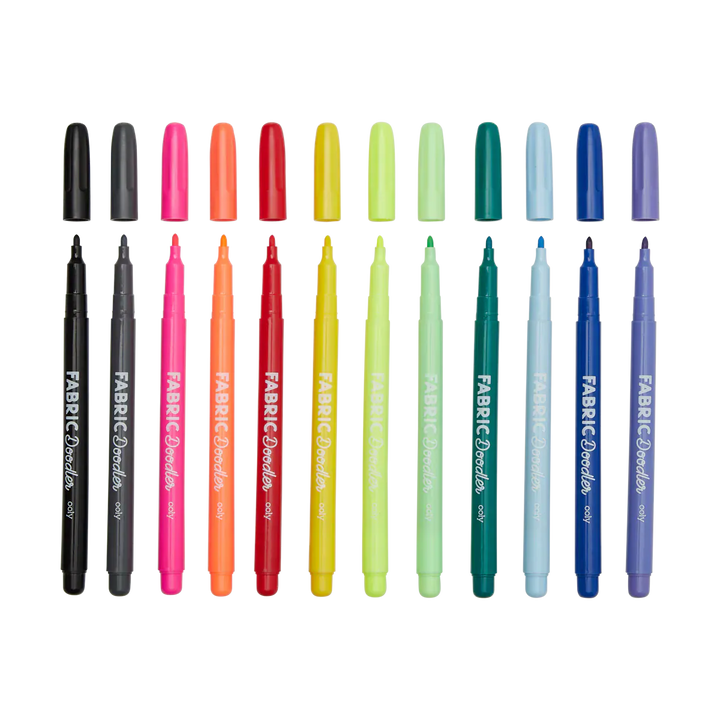 Default Fabric Doodlers Markers - Set of 12 - by Ooly