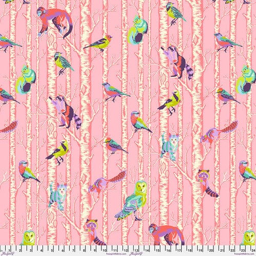 Default Family Tree in Honey - Full Moon Forest II - Tula Pink