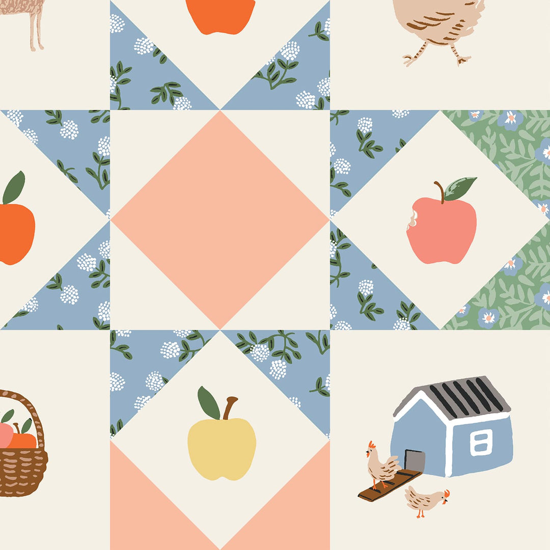 Default Farmhouse Quilt in Multi - Home Sweet Home - Rifle Paper Co.