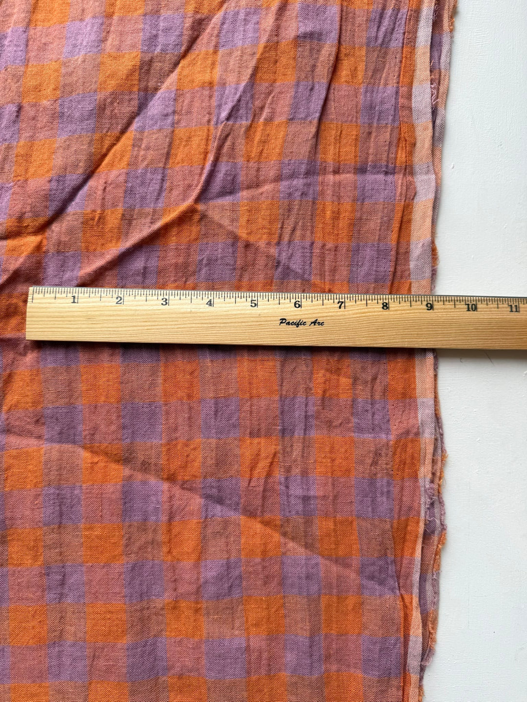 Default Feria - Sunrise Gingham - 100% Linen Yarn Dyed