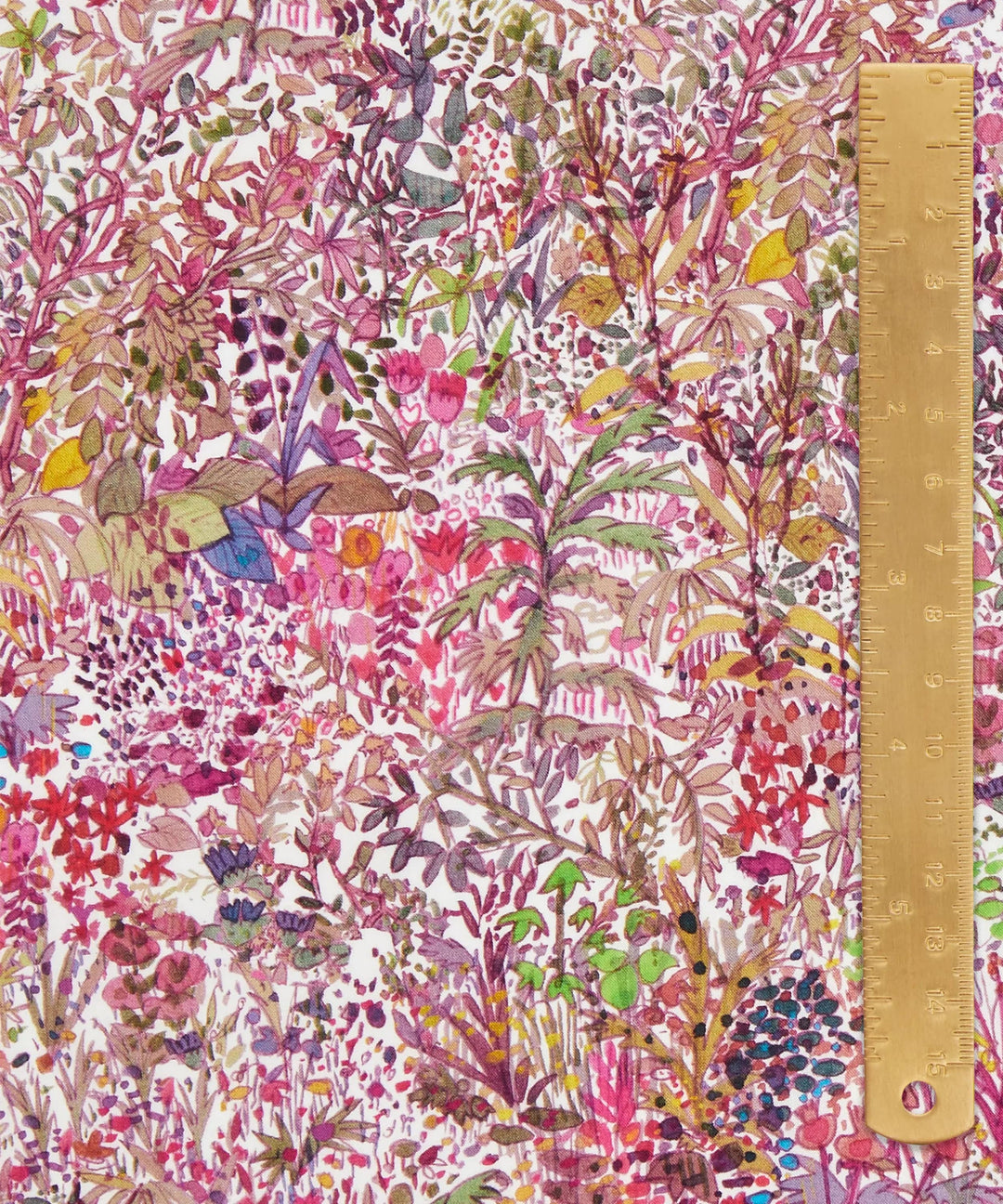 Default Fields of Eden in Pink - Organic Liberty Tana Lawn Yardage