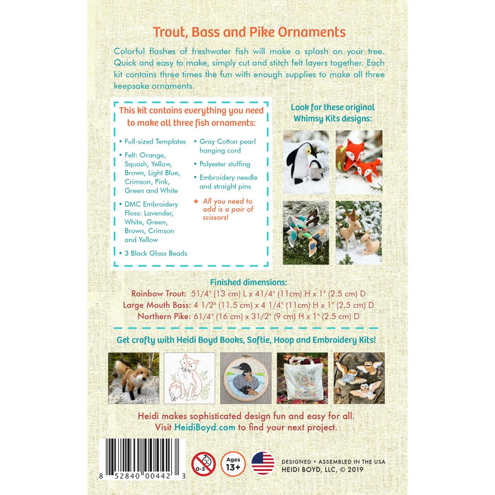 Default Fish - Whimsey Ornament Kit