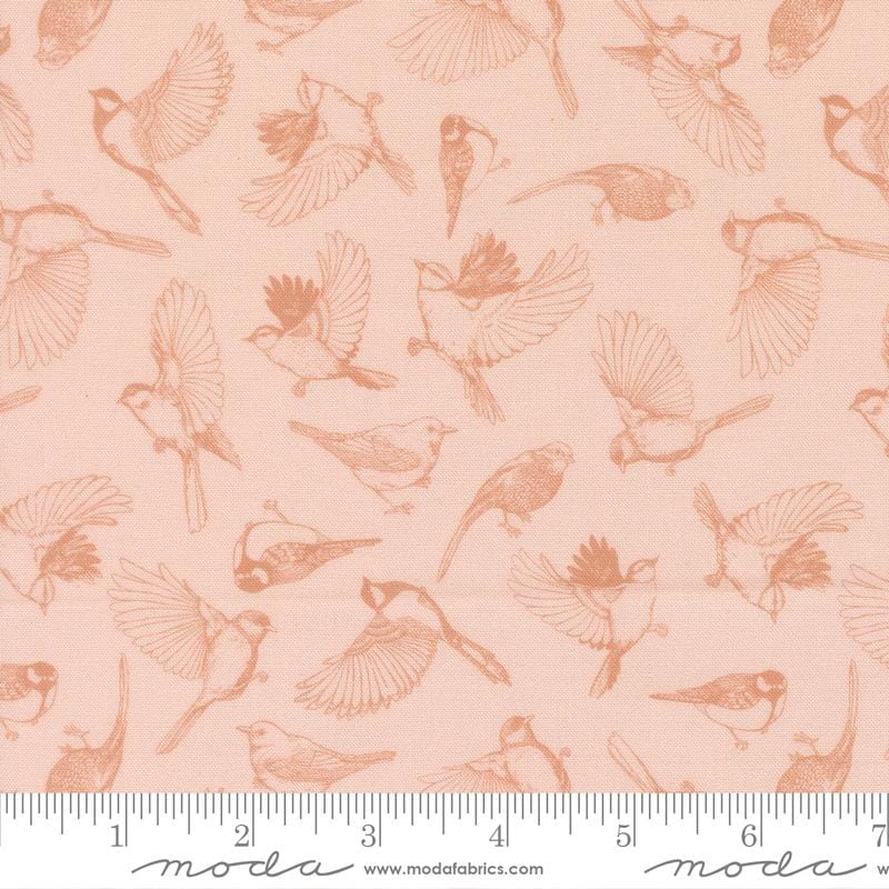 Default Flock of Feathers in Petal - Feather and Forest Bloom