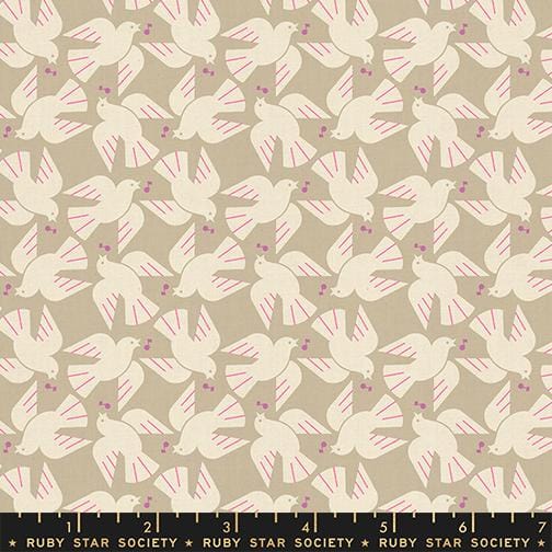 Default Flock Yeah in Khaki - Lofi Linens - RSS