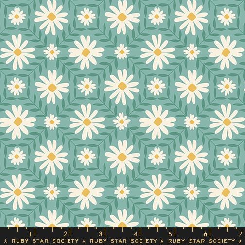 Default Floral Endpaper in Water - Endpaper - RSS