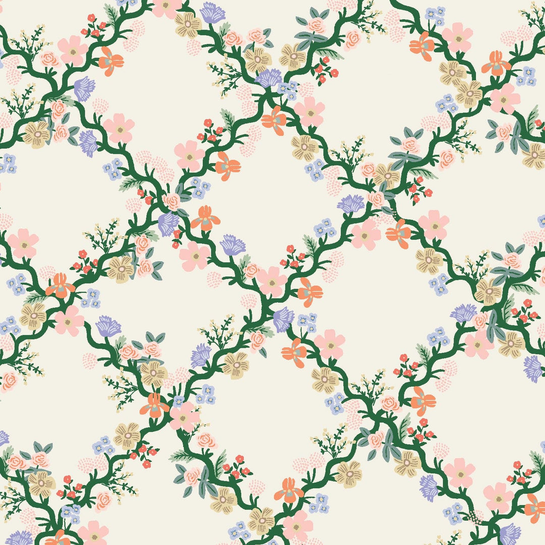 Default Floral Trellis in Cream - Easter - Rifle Paper Co.