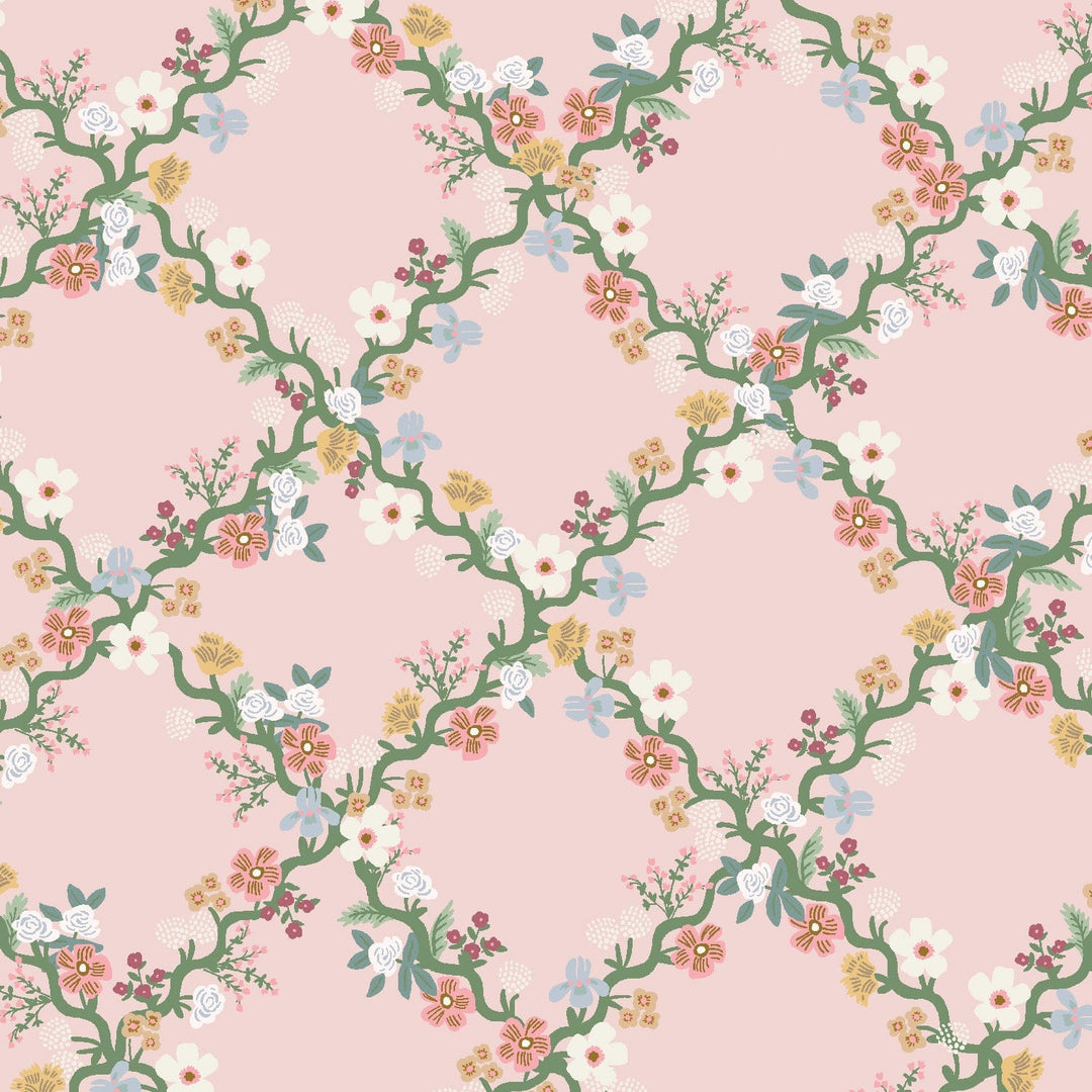 Default Floral Trellis in Pink - Easter - Rifle Paper Co.