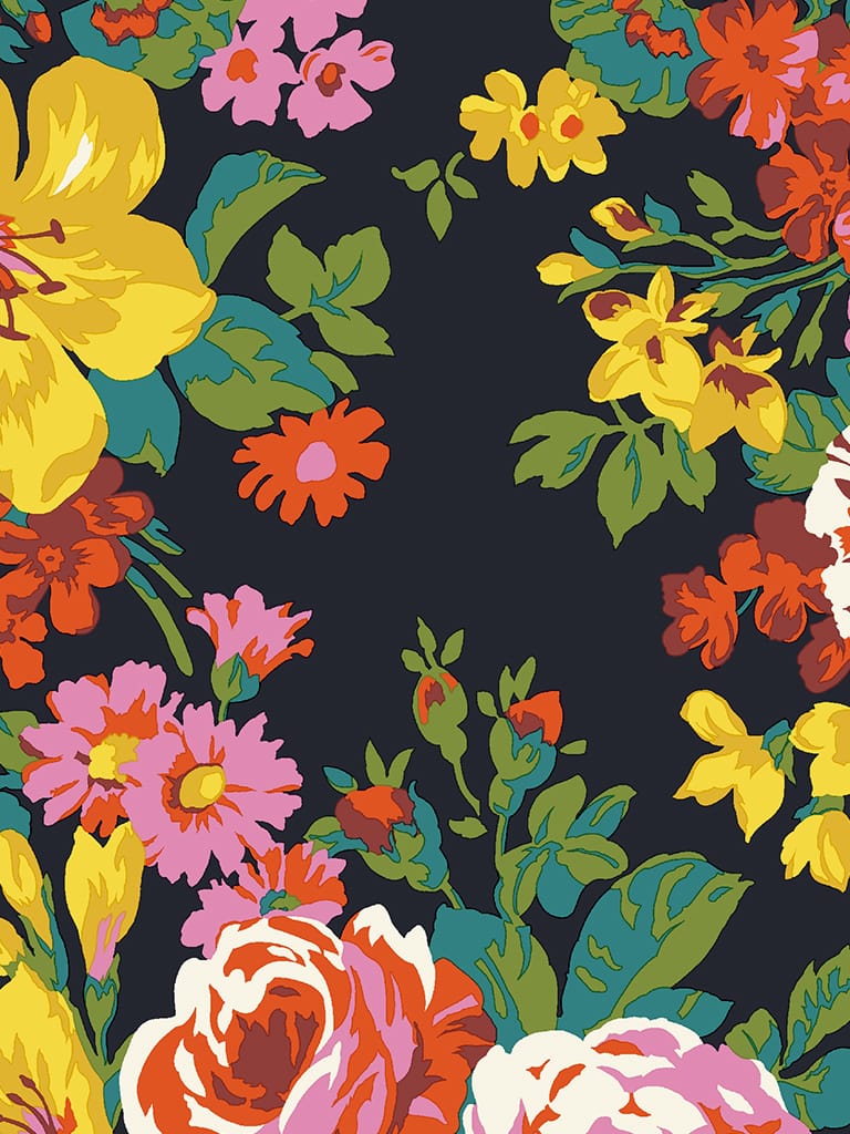 Default Flower Crown in Multi Bright - Liberty Tana Lawn Yardage