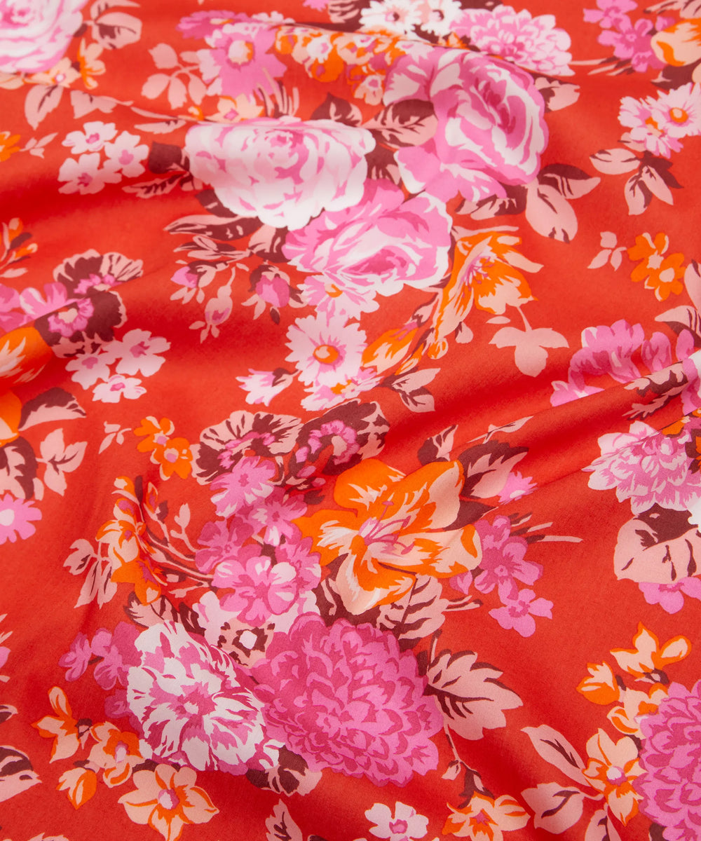 Default Flower Crown in Red - Liberty Tana Lawn Yardage