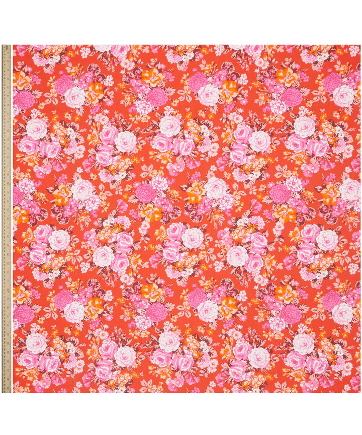 Default Flower Crown in Red - Liberty Tana Lawn Yardage