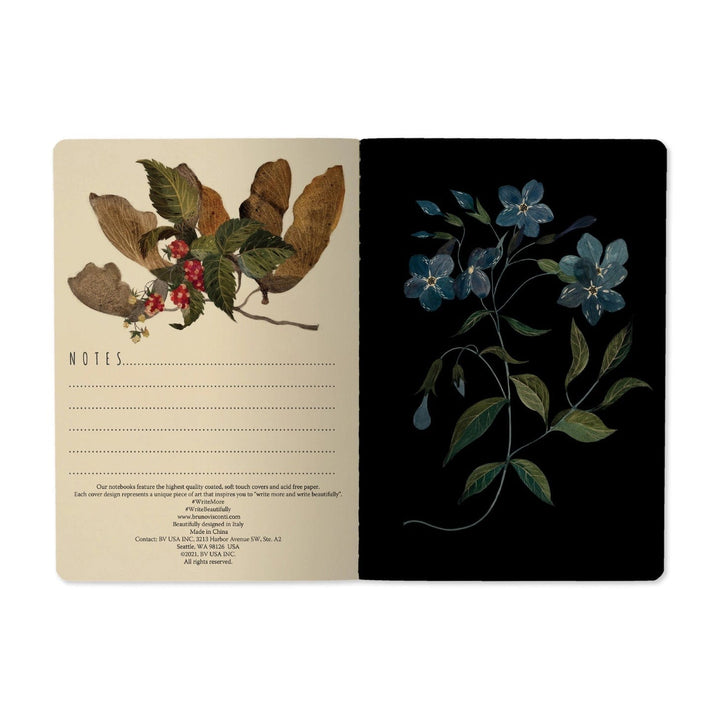 Default Forest Flowers Notebook by Bruno Visconti