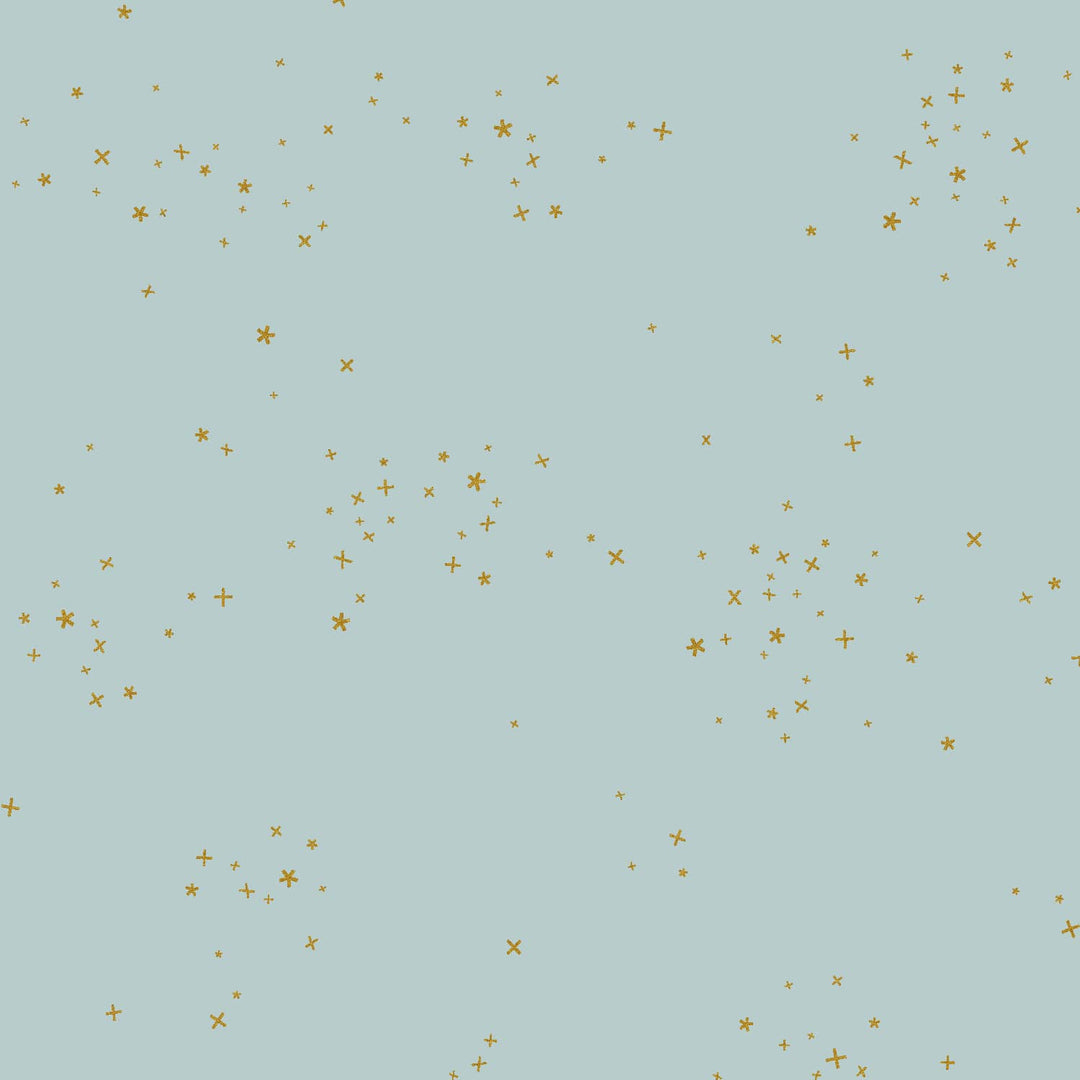 Default Freckles in Ice Blue MET - Cotton + Steel Basics