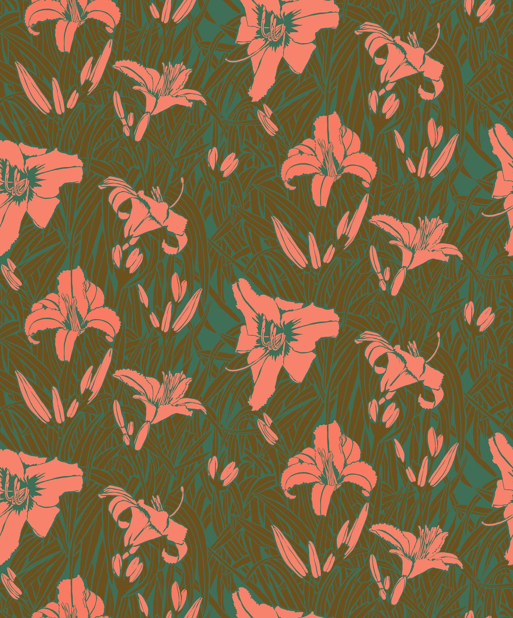 Default Fringe in Coral RAYON - Clean Cut Rayon - Anna Maria Textiles