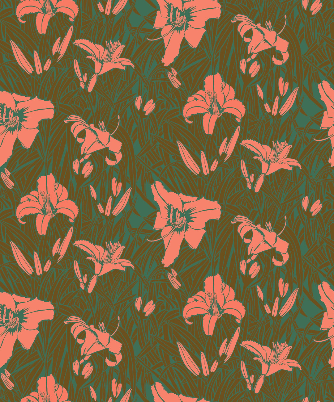 Default Fringe in Coral RAYON - Clean Cut Rayon - Anna Maria Textiles