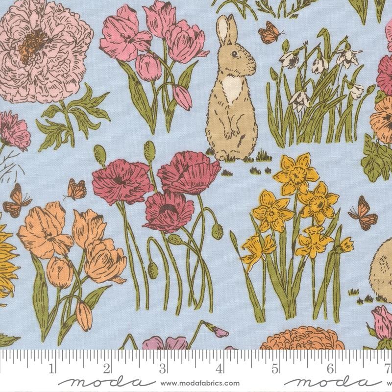 Default Garden Bunnies in Sky - My Secret Garden