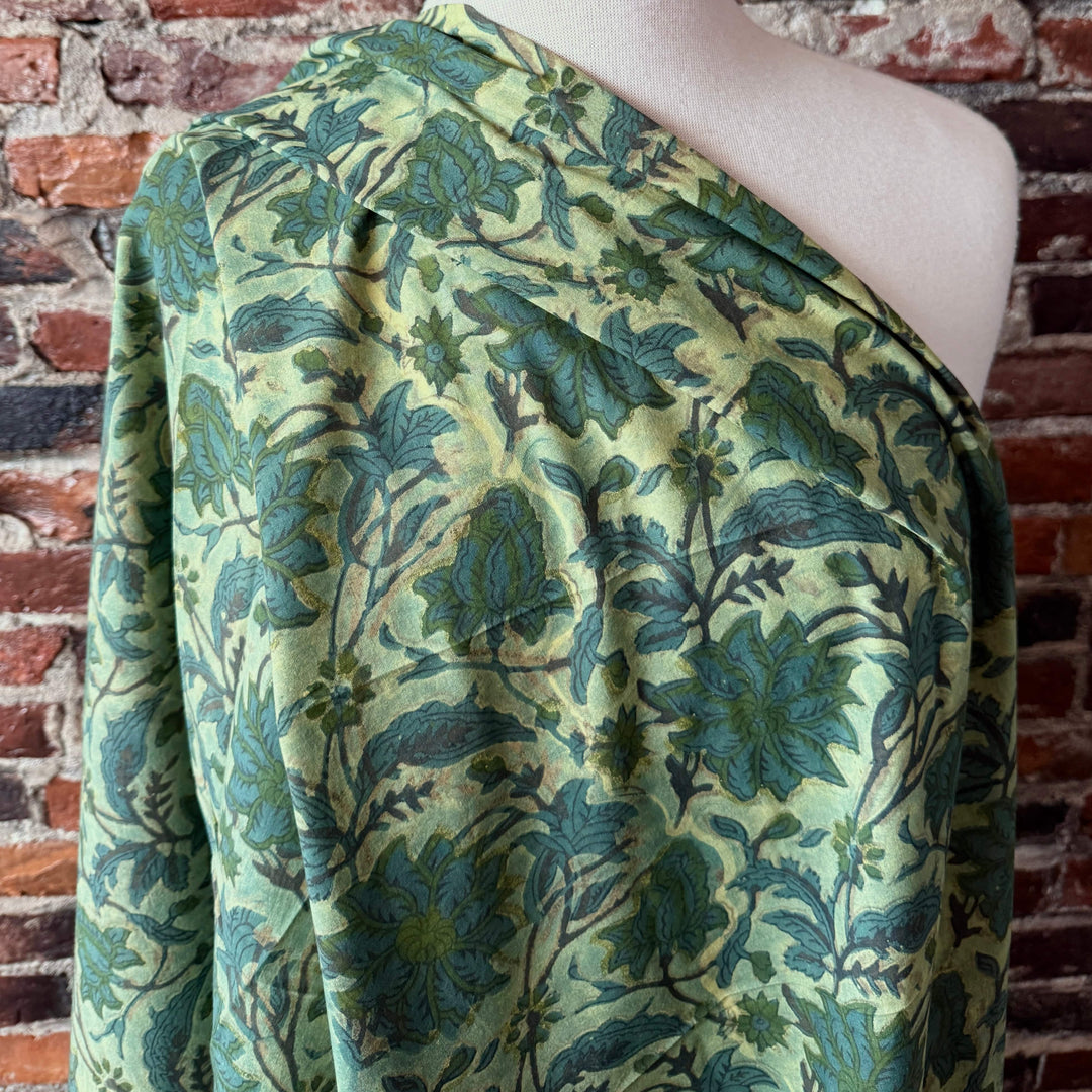 Default Garden Greens - Blockprint from India